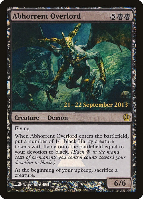 Image for Abhorrent Overlord (75) (Prerelease Cards) - Magic: The Gathering