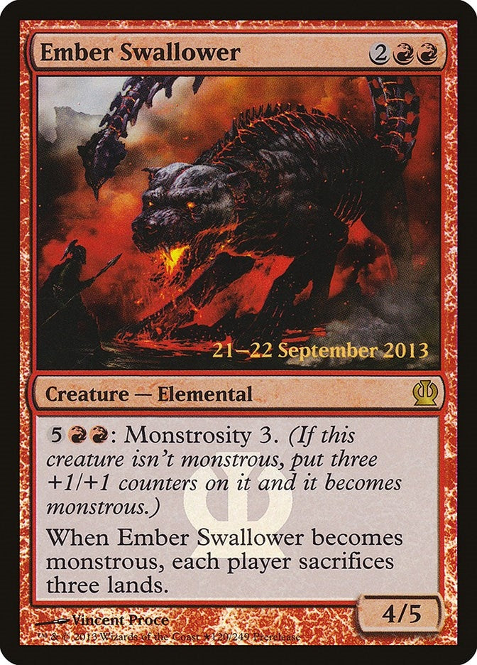 Image for Ember Swallower (120) (Prerelease Cards) - Magic: The Gathering