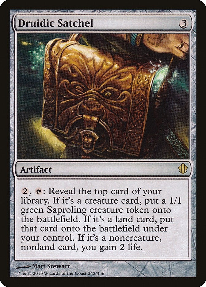 Image for Druidic Satchel (242) (Commander 2013) - Magic: The Gathering