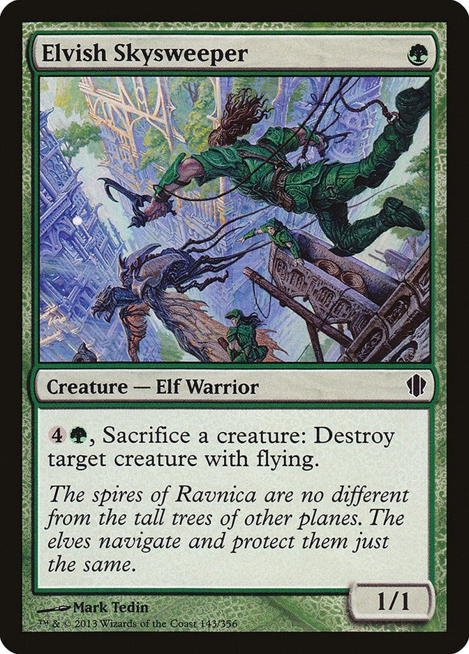 Image for Elvish Skysweeper (143) (Commander 2013) - Magic: The Gathering