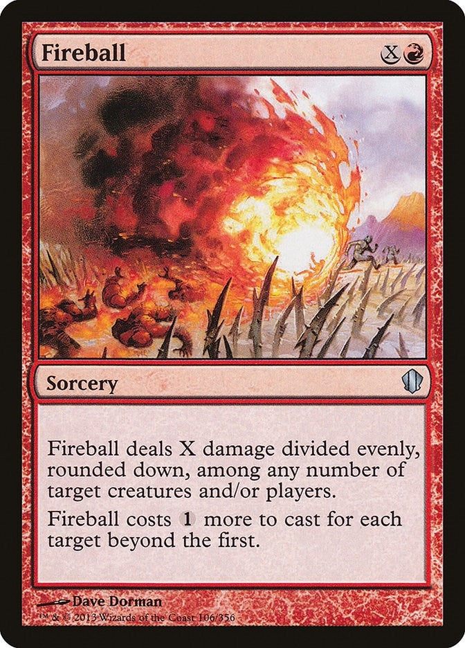 Image for Fireball (106) (Commander 2013) - Magic: The Gathering