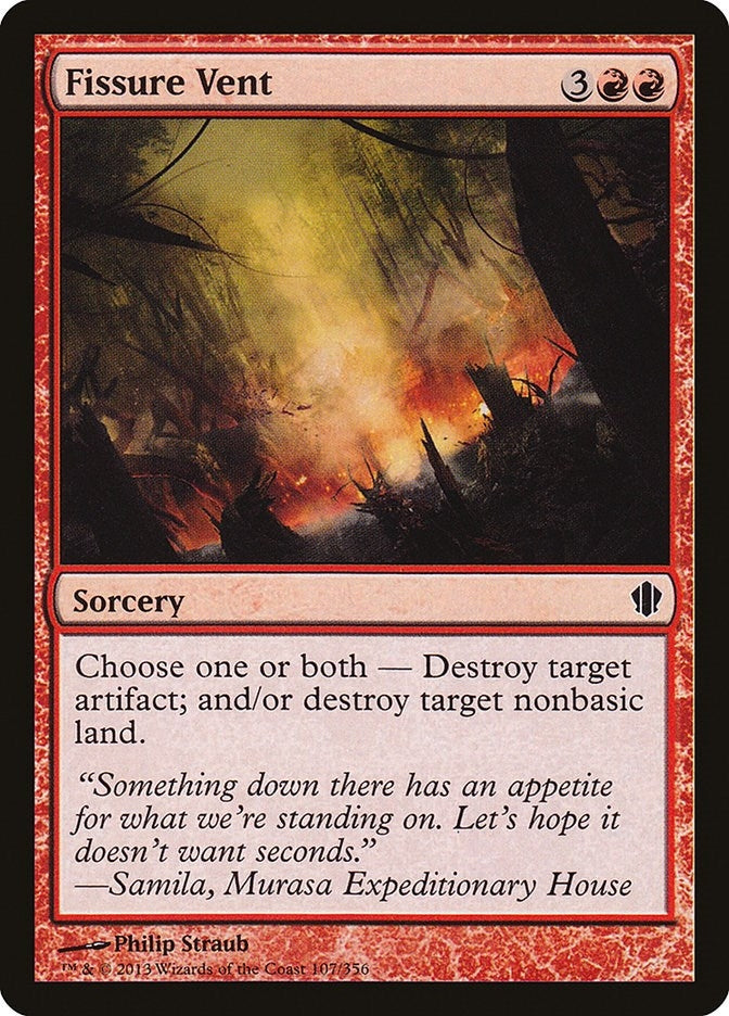 Image for Fissure Vent (107) (Commander 2013) - Magic: The Gathering