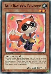 Image for Baby Raccoon Ponpoko (SHSP-EN014) (SHSP) - YuGiOh