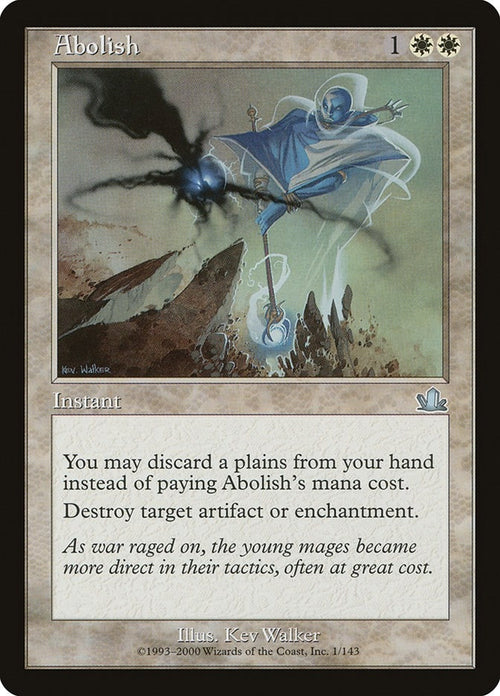 Image for Abolish (1) (Prophecy) - Magic: The Gathering