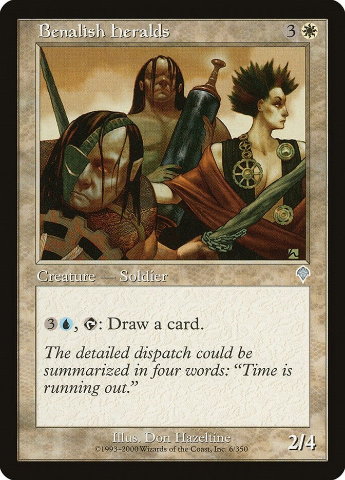 Image for Benalish Heralds (6) (Invasion) - Magic: The Gathering