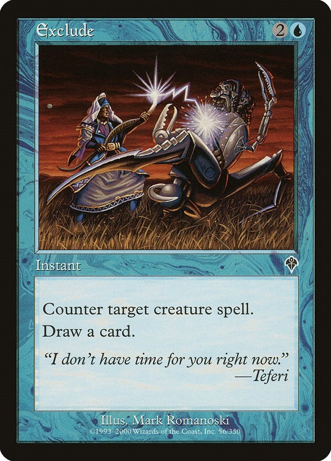 Image for Exclude (56) (Invasion) - Magic: The Gathering