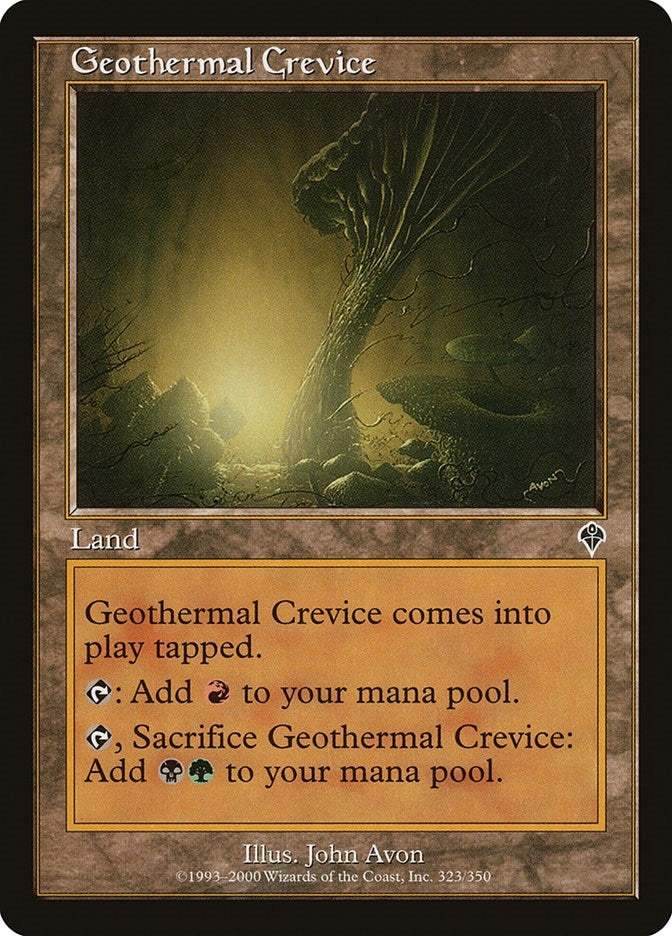 Image for Geothermal Crevice (323) (Invasion) - Magic: The Gathering