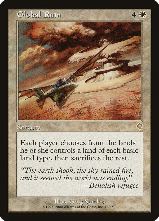 Image for Global Ruin (18) (Invasion) - Magic: The Gathering
