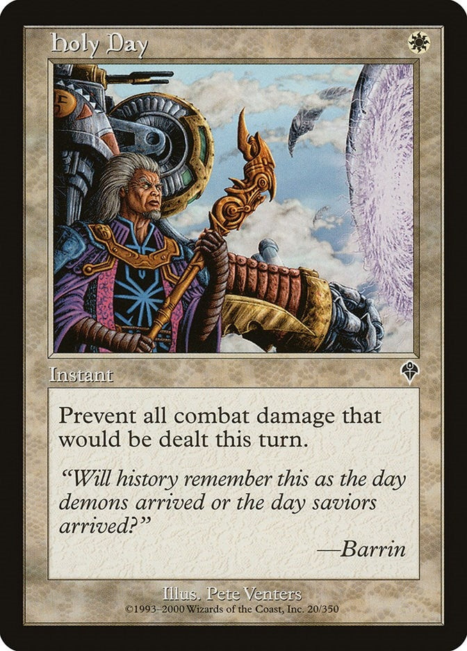 Image for Holy Day (20) (Invasion) - Magic: The Gathering