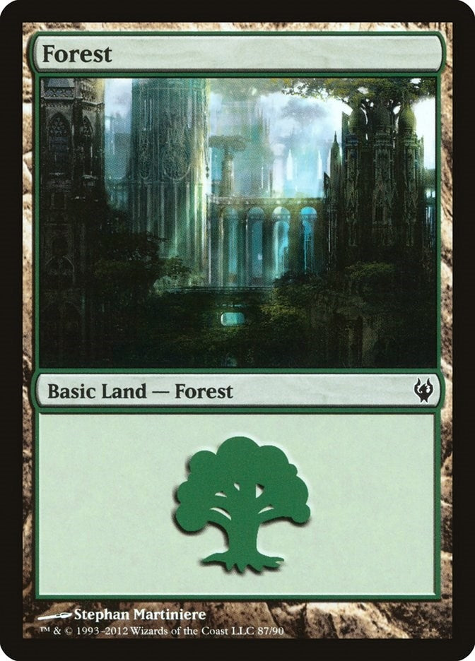 Image for Forest (87) (87) (Izzet vs. Golgari) - Magic: The Gathering