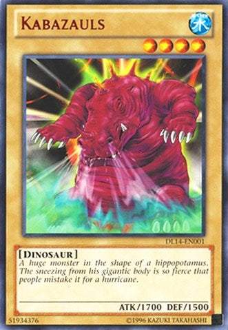 Image for Kabazauls (Red) (DL14-EN001) (DL) - YuGiOh