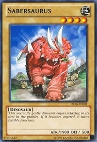 Image for Sabersaurus (Blue) (DL16-EN001) (DL) - YuGiOh