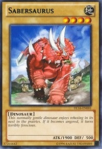 Image for Sabersaurus (Green) (DL16-EN001) (DL) - YuGiOh