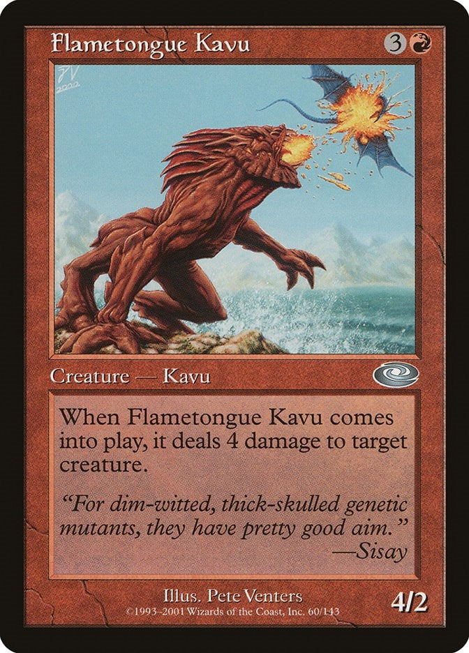 Image for Flametongue Kavu (60) (Planeshift) - Magic: The Gathering
