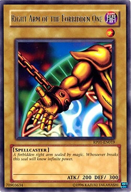 Image for Right Arm of the Forbidden One (RP01-EN019) (Retro Pack) - YuGiOh
