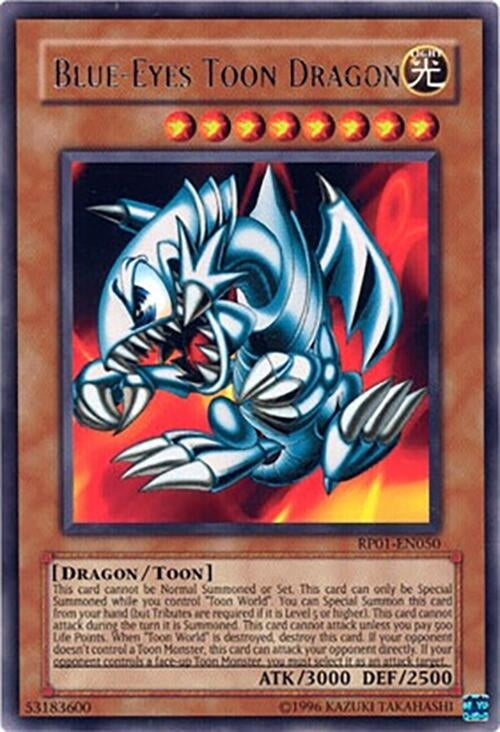 Image for Blue-Eyes Toon Dragon (RP01-EN050) (RP01) - YuGiOh