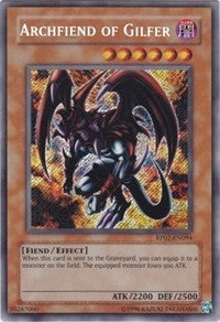 Image for Archfiend of Gilfer (RP02-EN094) (RP02) - YuGiOh