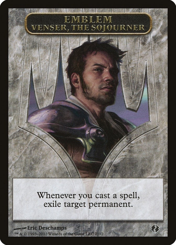 Image for Emblem - Venser, the Sojourner (E1) (Venser vs. Koth) - Magic: The Gathering