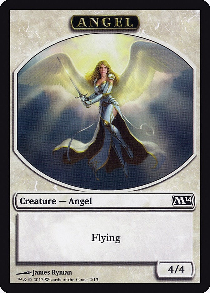 Image for Angel Token (2) (Magic 2014 (M14)) - Magic: The Gathering