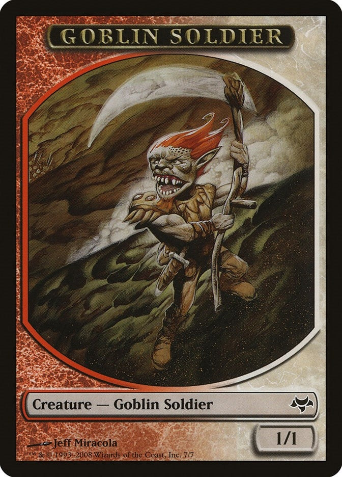 Image for Goblin Soldier Token (7) (Eventide) - Magic: The Gathering