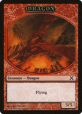 Image for Dragon Token (3) (10th Edition) - Magic: The Gathering