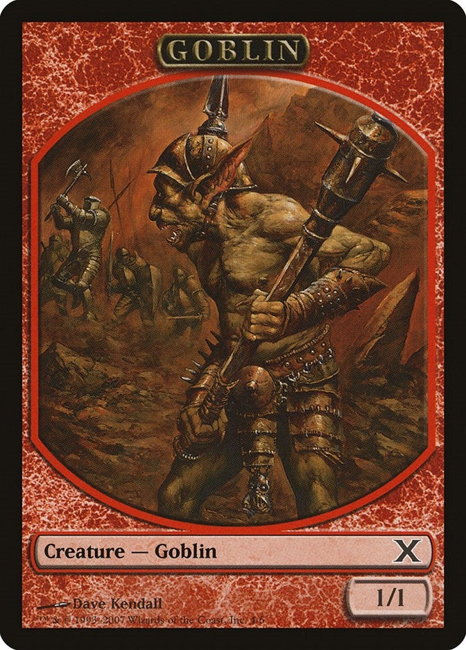 Image for Goblin Token (4) (10th Edition) - Magic: The Gathering