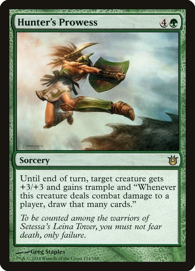 Image for Hunter's Prowess (124) (Born of the Gods) - Magic: The Gathering