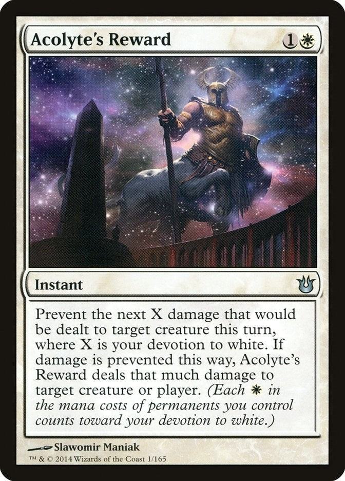 Image for Acolyte's Reward (1) (Born of the Gods) - Magic: The Gathering