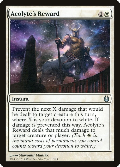 Image for Acolyte's Reward (1) (Born of the Gods) - Magic: The Gathering