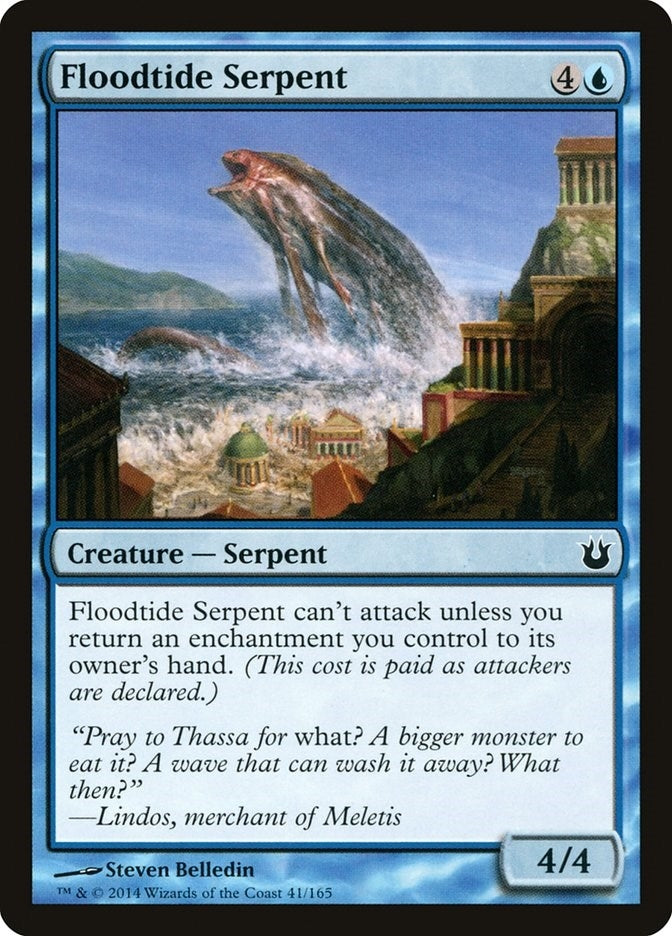 Image for Floodtide Serpent (41) (Born of the Gods) - Magic: The Gathering