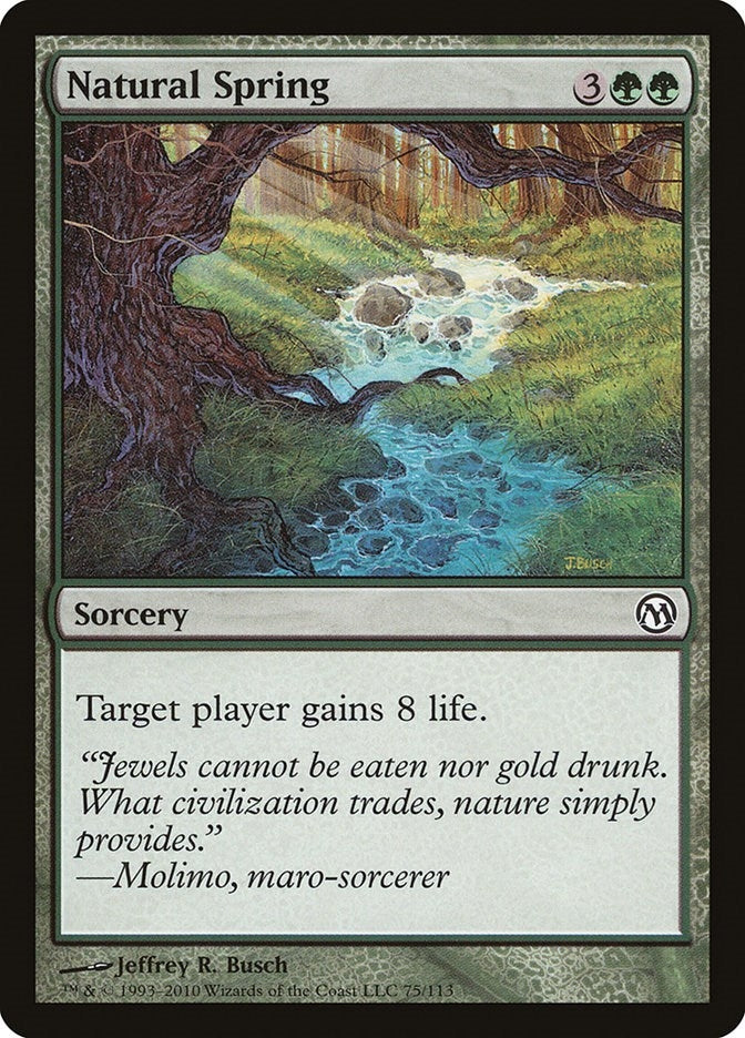Image for Natural Spring (75) (Duels of the Planeswalkers) - Magic: The Gathering