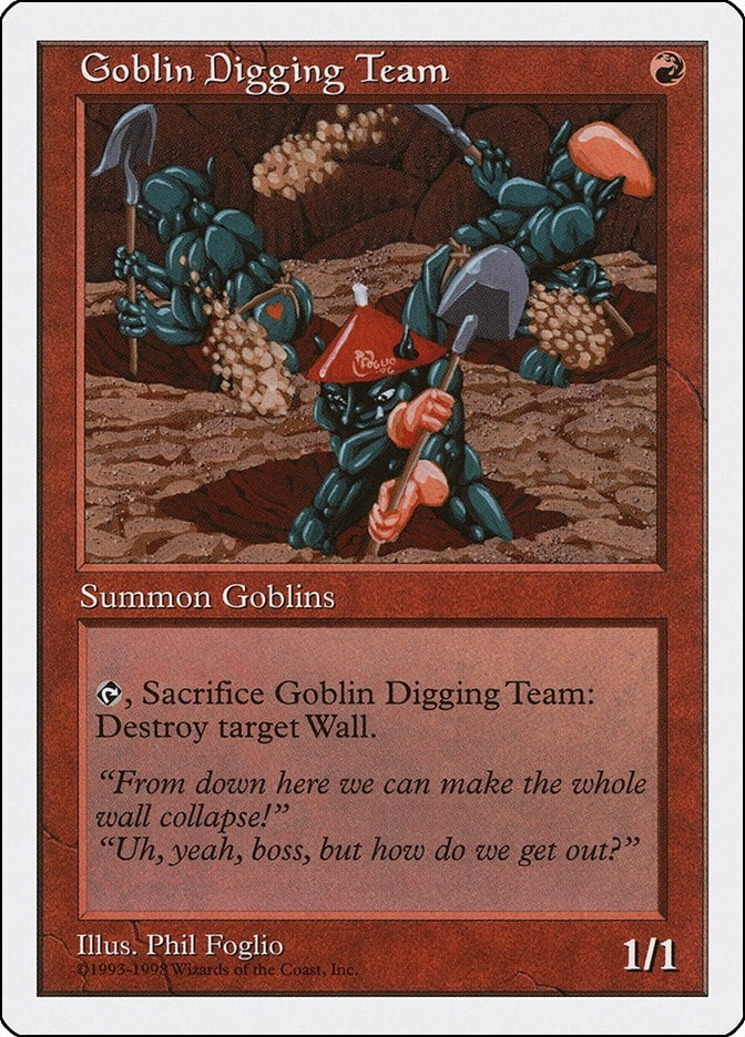 Image for Goblin Digging Team (28) (Anthologies) - Magic: The Gathering