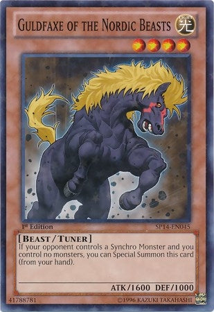 Image for Guldfaxe of the Nordic Beasts (Starfoil) (SP14-EN045) (SP14) - YuGiOh