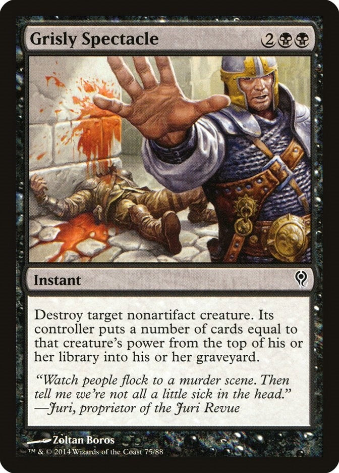 Image for Grisly Spectacle (75) (Jace vs. Vraska) - Magic: The Gathering