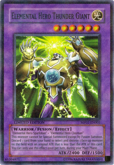 Elemental Hero Thunder Giant (MF01-EN001) (MF01)