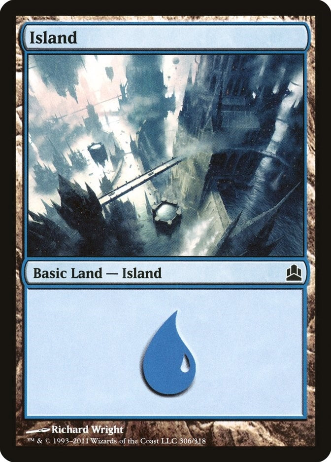 Image for Island (306) (306) (Commander) - Magic: The Gathering