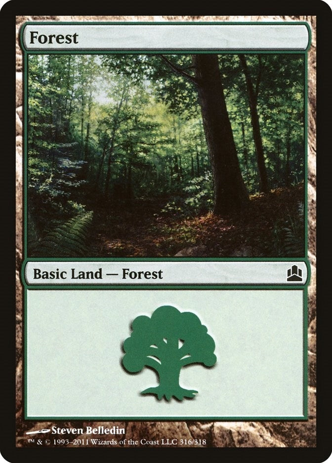 Image for Forest (316) (316) (Commander) - Magic: The Gathering