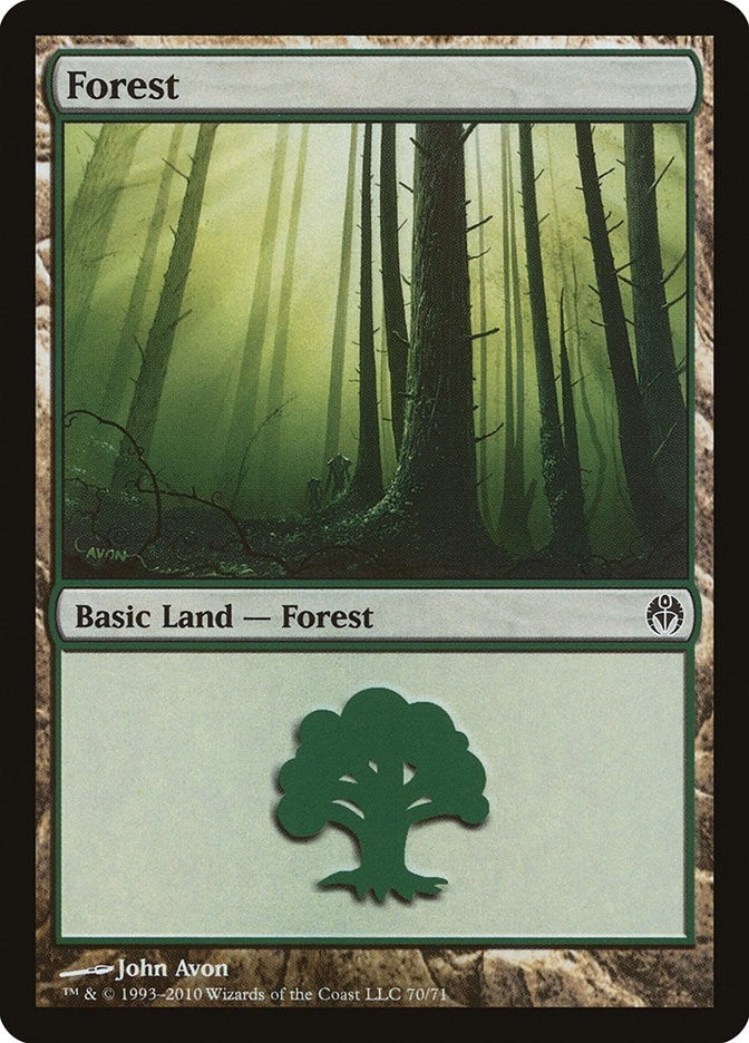 Image for Forest (70) (70) (Phyrexia vs. the Coalition) - Magic: The Gathering