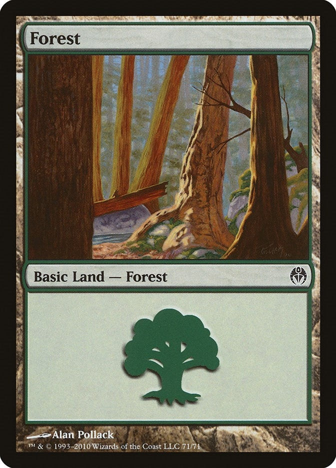 Image for Forest (71) (71) (Phyrexia vs. the Coalition) - Magic: The Gathering