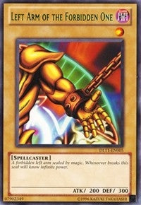 Image for Left Arm of the Forbidden One (Green) (DL11-EN005) (DL) - YuGiOh