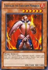 Image for Thestalos the Firestorm Monarch (Blue) (DL12-EN007) (DL) - YuGiOh