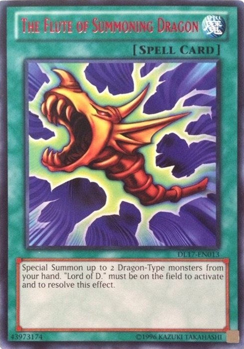 Image for The Flute of Summoning Dragon (Red) (DL17-EN013) (DL) - YuGiOh