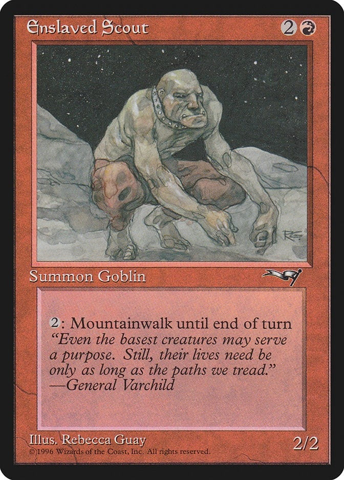 Image for Enslaved Scout (105) (Alliances) - Magic: The Gathering