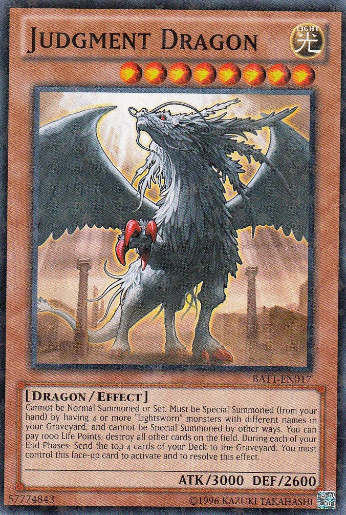 Image for Judgment Dragon (Starfoil) (BATT-EN017) (BATT) - YuGiOh