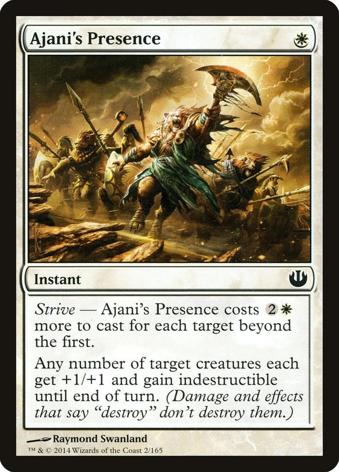 Image for Ajani's Presence (2) (Journey Into Nyx) - Magic: The Gathering