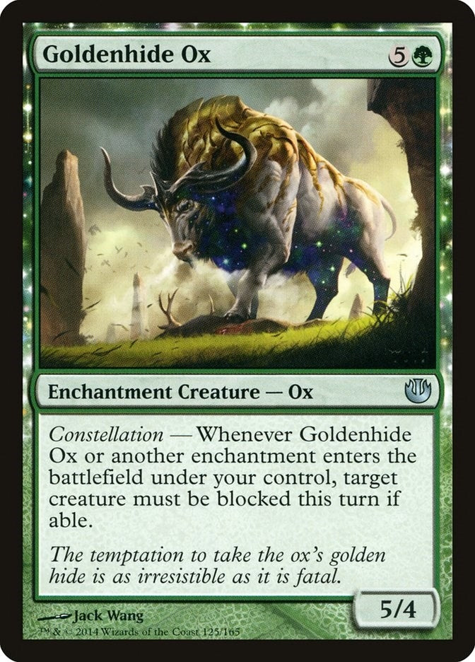 Image for Goldenhide Ox (125) (Journey Into Nyx) - Magic: The Gathering