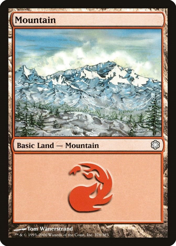 Image for Mountain (378) (378) (Coldsnap Theme Deck Reprints) - Magic: The Gathering