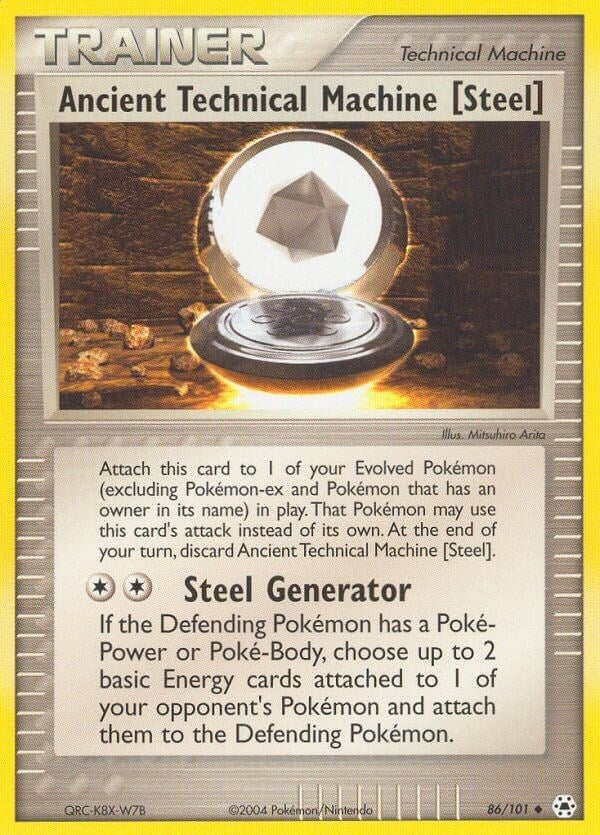 Image for Ancient Technical Machine [Steel] (86/101) (HL) - Pokemon