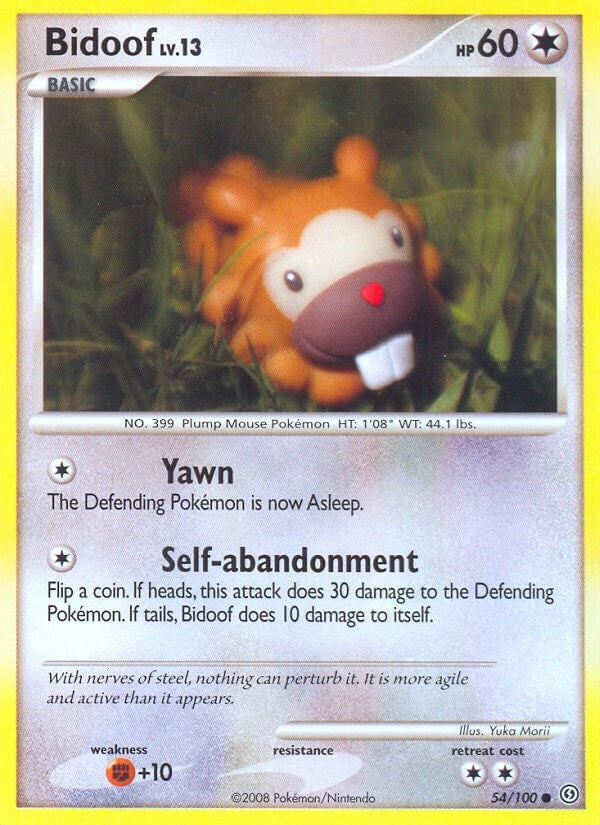 Image for Bidoof (54/100) (SF) - Pokemon