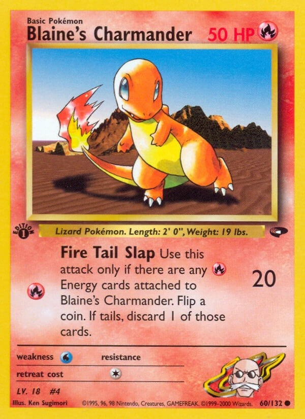 Image for Blaine's Charmander (060/132) (G2) - Pokemon